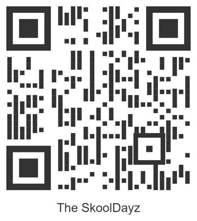 Scan to visit The SkoolDayz website